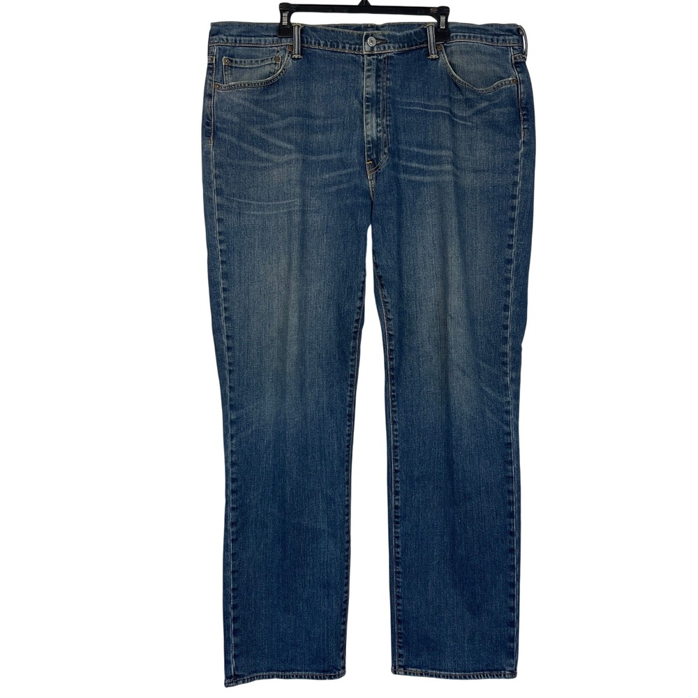Levi's 541 Athletic Fit Taper 42x32 Cotton Blend Medium Wash Denim Blue Jeans